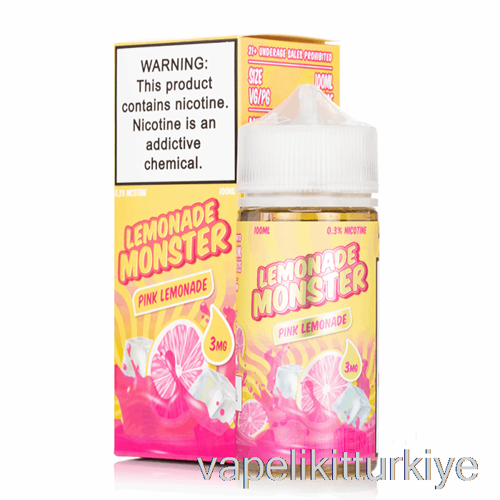 Vape Elektronik Sigara Pembe Limonata - Limonata Canavarı - 100ml 6mg
